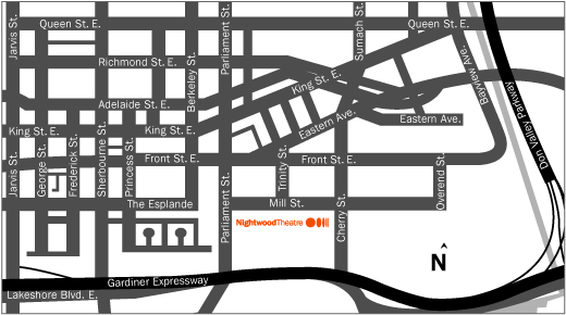 Map of the Distillery District.