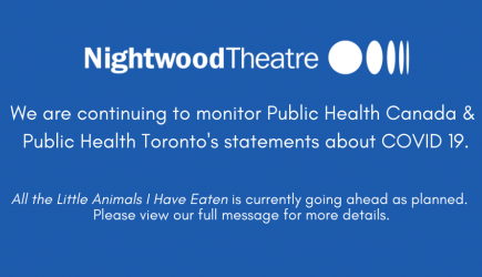 We are continuing to monitor Public Health Canada & Public Health Toronto's statement about COVID 19.