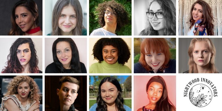 A 5 by 3 grid with headshots of the 21-22 Nightwood Innovators.