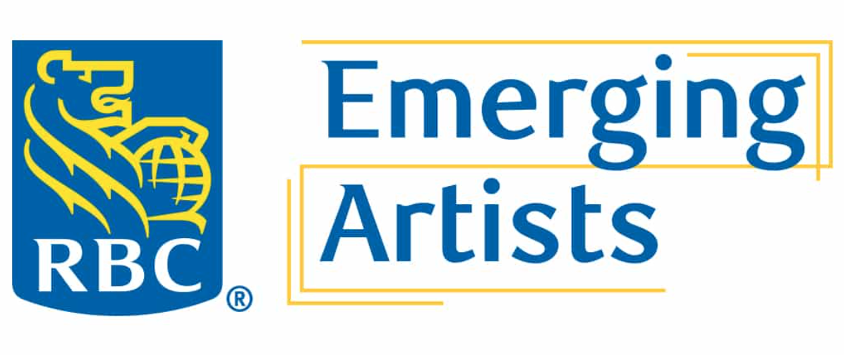 RBC Emerging artists logo.