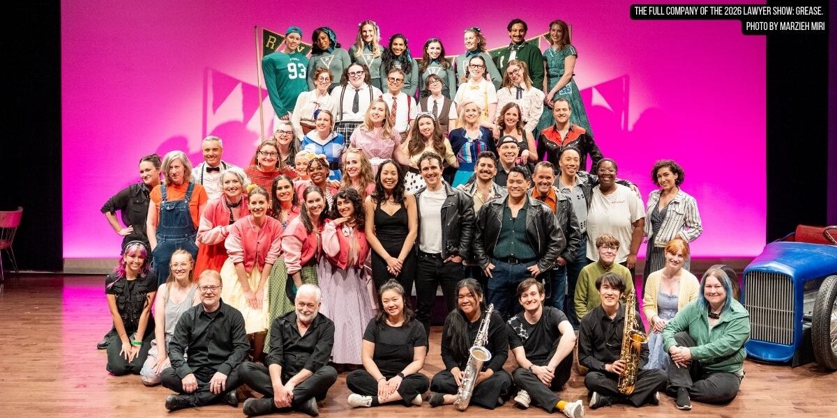 Cast, band, and production team of the 2026 Lawyer Show, Grease.